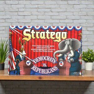Stratego Board Game (Democrats vs. Republicans) Hasbro New / Sealed
